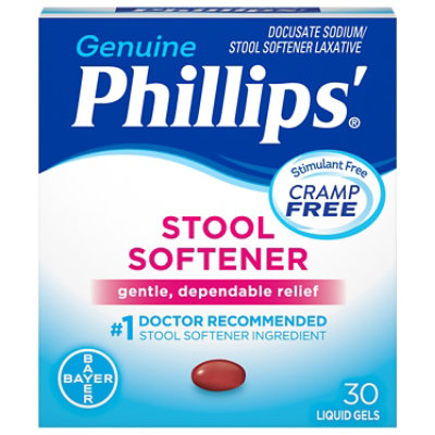 Phillips Stool Softener Liquid Gels Cramp Free - 30 Count - Image 3