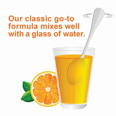 Citrucel Fiber Therapy Methylcellulose for Regularity Orange Flavor - 30 Oz - Image 1