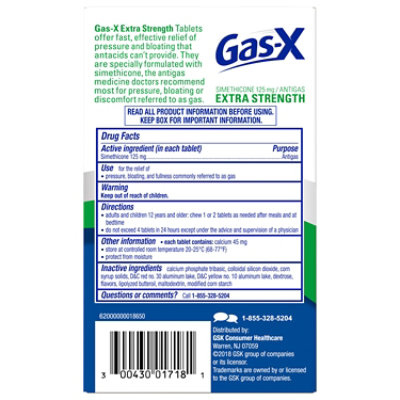 Gas-X Anti Gas Tablets Peppermint Creme - 18 Count - Image 4