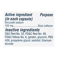 Colace Regular Strength 100 Mg Stool Softener Capsules - 60 Count - Image 4