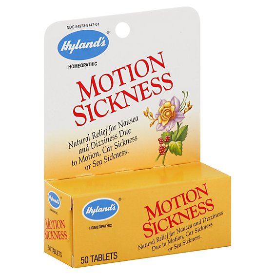 Hylands Motion Sickness - 50 Each