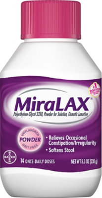 MiraLAX Powder For Constipation Relief 14 Dose - 8.3 Oz - Image 2