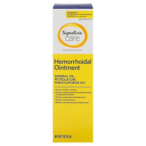 Signature Care Hemorrhoidal Ointment - 2 Oz