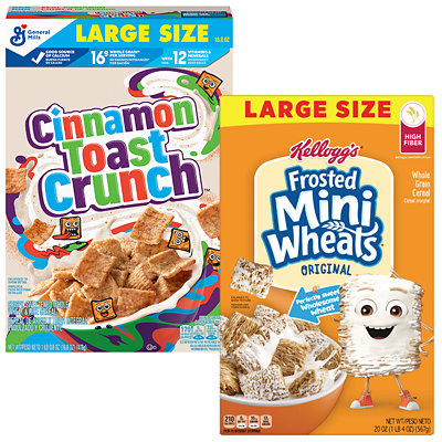 general mills or kellogg s cereal Acme Coupon