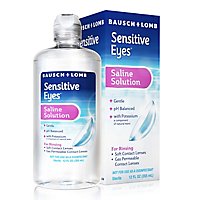 Bausch & Lomb Saline Solution Sensitive Eyes Gentle Plus - 12 Fl. Oz. - Image 2