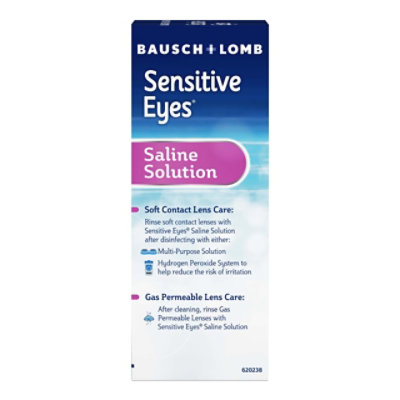 Sensitive Eyes Saline Solution for Contact Lenses - 12 Fl. Oz. - Image 5