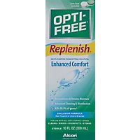 Opti Free Replenish Disinfecting Solution Multi-Purpose Enhanced Comfort - 10 Fl. Oz. - Image 2