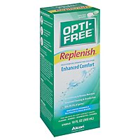 Opti Free Replenish Disinfecting Solution Multi-Purpose Enhanced Comfort - 10 Fl. Oz. - Image 1