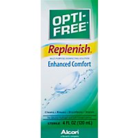 Opti Free Replenish Disinfecting Solution Multi-Purpose Sterile - 4 Fl. Oz. - Image 2