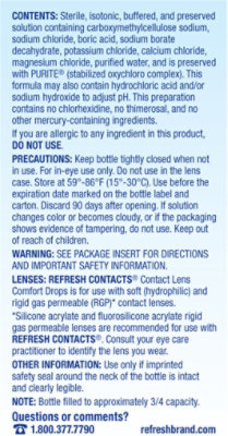 Refresh Contacts Comfort Drops For Use with Contact Lenses - 0.4 Fl. Oz. - Image 6