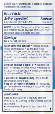 VISINE Eye Drops Dry Eye Relief Lubricating - 0.5 Fl. Oz. - Image 5