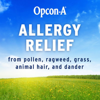 Opcon-A Allergy Antihistamine Quick Itch and Redness Relief Eye Drops for - 0.5 Fl. Oz. - Image 2