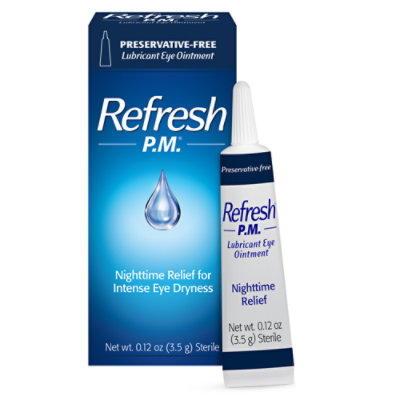 Refresh P.M. Nighttime Lubricant Eye Ointment - 0.12 Oz