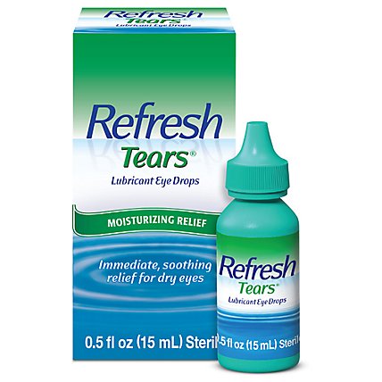 Refresh Preserved Tears Lubricant Eye Drops - 0.5 Fl. Oz. - Image 1