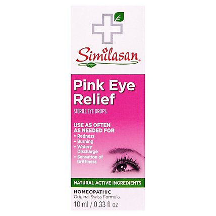 Similasan Pink Eye Relief Eye Drops - .33 Fl. Oz. - Image 1
