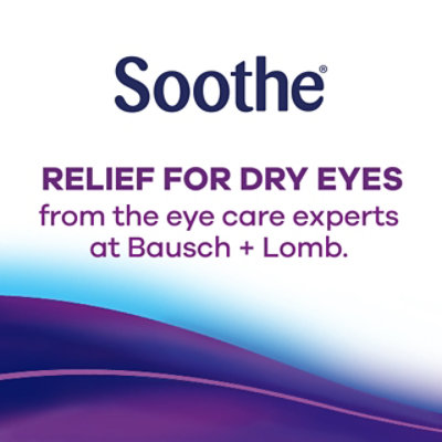 Soothe Eye Drops for Dry Eyes Preservative Free Lubricant Eye Drops - 30 Count - Image 1