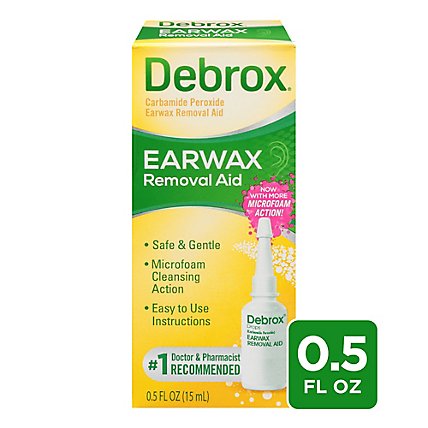 Debrox Earwax Removal Aid Drops - 0.5 Fl. Oz. - Image 2