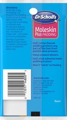 Dr. Scholls Moleskin Plus Padding - 3 Count - Image 4