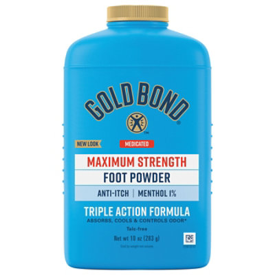Gold Bond Foot Powder Medicated Maximum Strength - 10 Oz