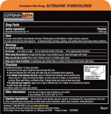 Lotrimin Ultra Athletes Foot Cream - .42 Oz - Image 5