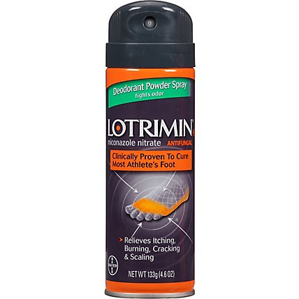 Lotrimin Antifungal Powder Deodorant Spray - 4.6 Oz - Image 2