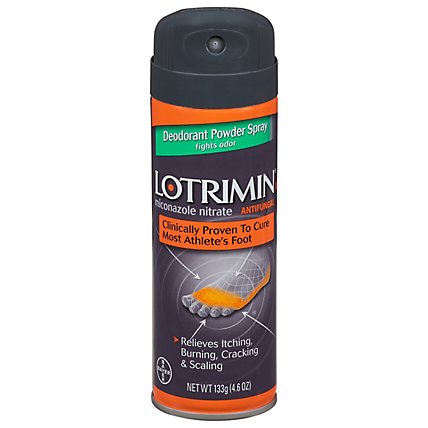 Lotrimin Antifungal Powder Deodorant Spray - 4.6 Oz - Image 1