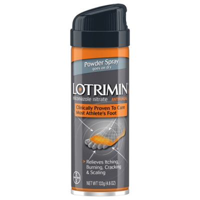 Lotrimin Antifungal Powder Spray For Athletes Foot - 4.6 Oz - Image 3