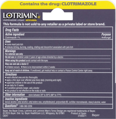 Lotrimin Jock Itch Cream - .42 Oz - Image 5