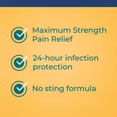 Neosporin Pain Relieving Ointment First Aid Antibiotic Dual Action Maximum Strength - 0.5 Oz - Image 3