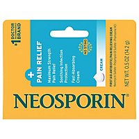 Neosporin Pain Relieving Cream First Aid Antibiotic Dual Action Maximum Strength - 0.5 Oz - Image 1