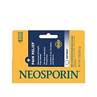 Neosporin Pain Relieving Ointment First Aid Antibiotic Dual Action Maximum Strength - 1 Oz - Image 2