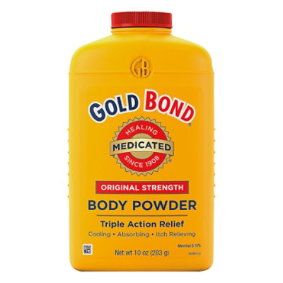  GOLD BOND Body Powder Medicated Original Strength - 10 Oz 