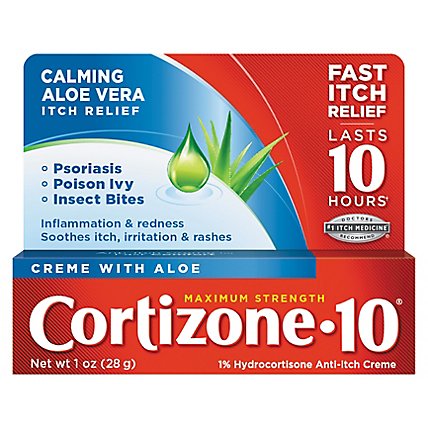 Cortizone 10 Anti-Itch Creme Maximum Strength - 1 Oz - Image 2