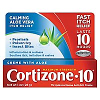 Cortizone 10 Anti-Itch Creme Maximum Strength - 1 Oz - Image 1