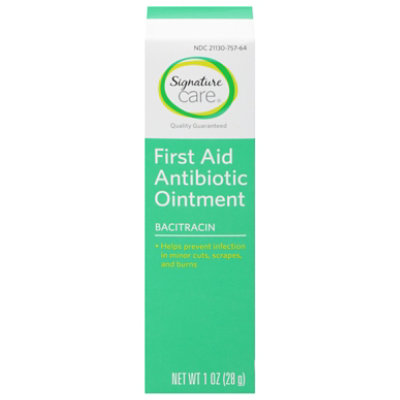 Signature Select/Care Ointment Antibiotic First Aid Bacitracin - 1 Oz - Image 4