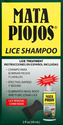 Mata Piojos Lice Shampoo - 2 Fl. Oz. - Image 2