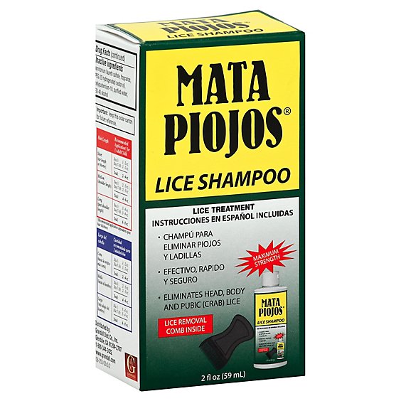 Mata Piojos Lice Shampoo - 2 Fl. Oz.