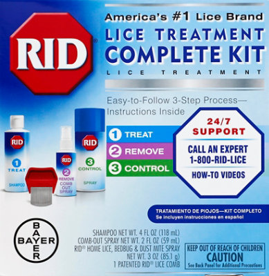 RID Lice Treatment Kit Complete - Each - Image 2
