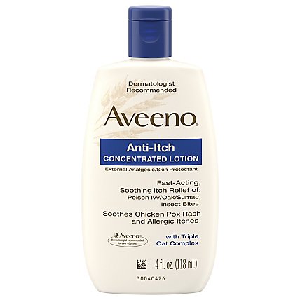 Aveeno Active Naturals Lotion Anti Itch Concentrated - 4 Fl. Oz. - Image 3