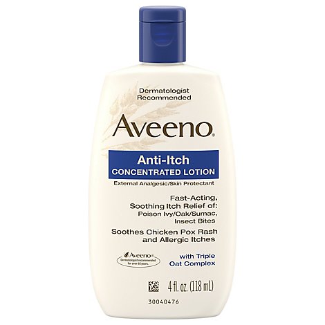 Aveeno Active Naturals Lotion Anti Itch Concentrated - 4 Fl. Oz.