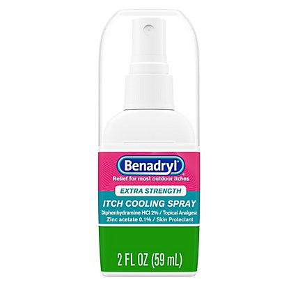 Benadryl Itch Cooling Spray Extra Strength - 2 Fl. Oz. - Image 2