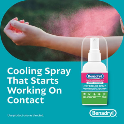 Benadryl Itch Cooling Spray Extra Strength - 2 Fl. Oz. - Image 4