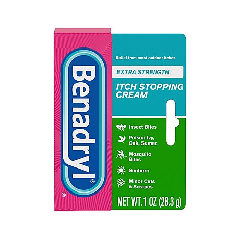 Benadryl Itch Stopping Cream Extra Strength - 1 Oz