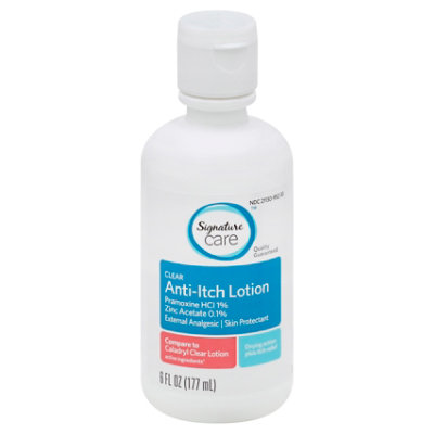 Signature Select/Care Lotion Anti Itch Clear External Analgesic Skin Protectant - 6 Fl. Oz. - Image 1