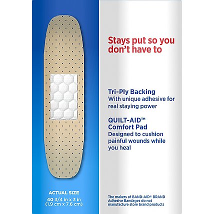 Band-Aid Adhesive Bandages Comfort Flex Sheer One Size - 40 Count - Image 4