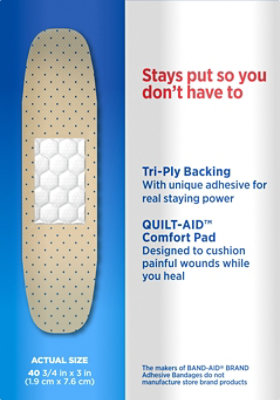 Band-Aid Adhesive Bandages Comfort Flex Sheer One Size - 40 Count - Image 4