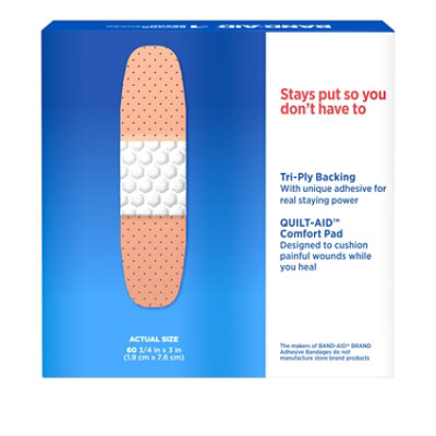 BAND-AID Brand Adhesive Bandages Plastic Strips All One Size - 60 Count - Image 5