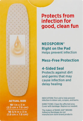 BAND-AID Brand Adhesive Bandages Plus Antibiotic Assorted Sizes - 20 Count - Image 7