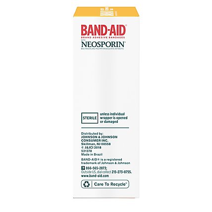 BAND-AID Brand Adhesive Bandages Plus Antibiotic Assorted Sizes - 20 Count - Image 2