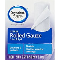 Signature Care Gauze Rolled Sterile Flexible 2in x 2.5yd - Each - Image 2